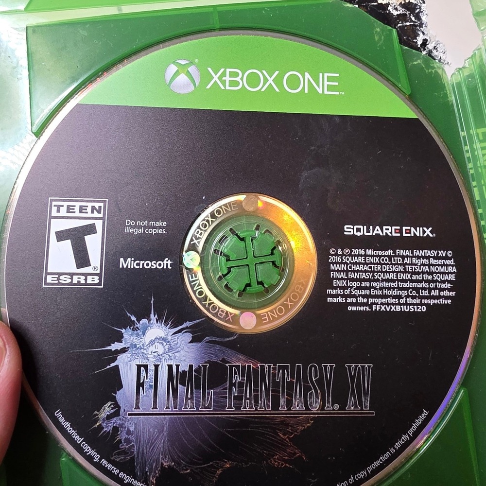 Final‎ Fantasy XV Xbox One Square Enix 2016 Video Game Disc FFXVXB1US120